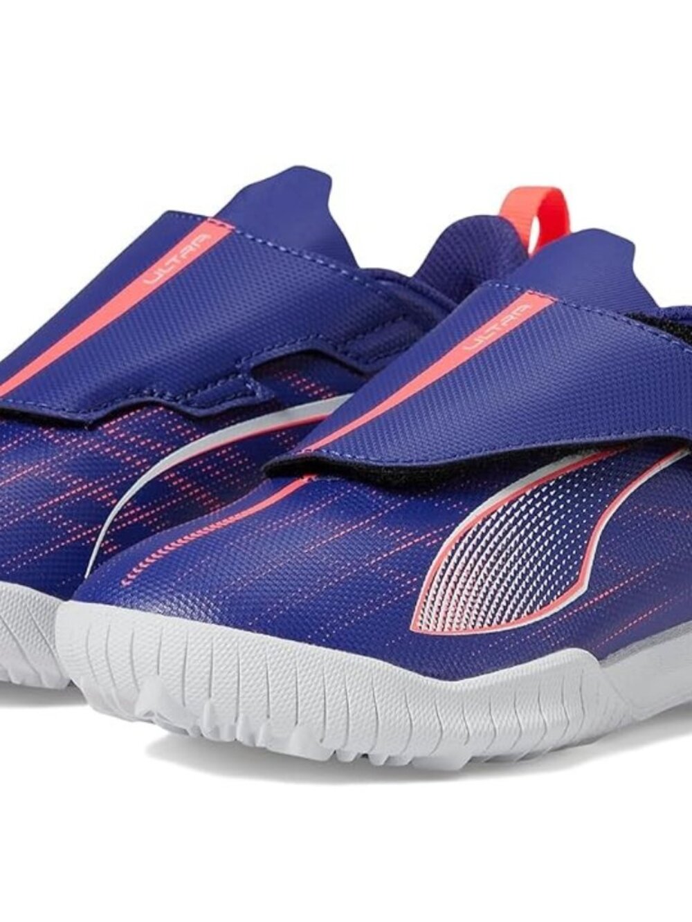 PUMA Kids 2.5 Ultra 5 Play V TT Junior Hook and Loop Turf Training Lapis Lazuli